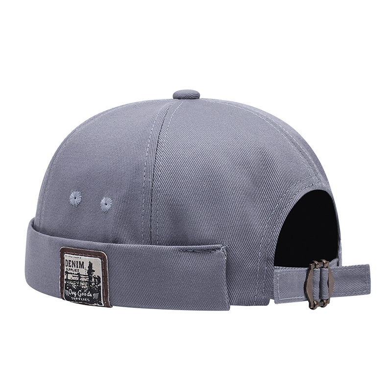 Chapeau court à la mode pour femmes, tendance, nouveau chapeau rétro sans bords en peau de Melon, chapeau polyvalent pour hommes, casquette Hip Hop de rue sans visière