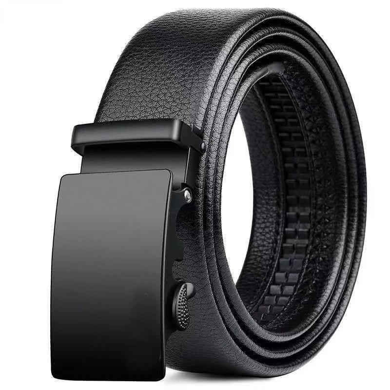 Ceinture pour hommes d'affaires, ceinture de marque de luxe authentique, boucle en métal, ceinture en cuir PU de haute qualité, ceinture souple pour pantalons cargo et jeans