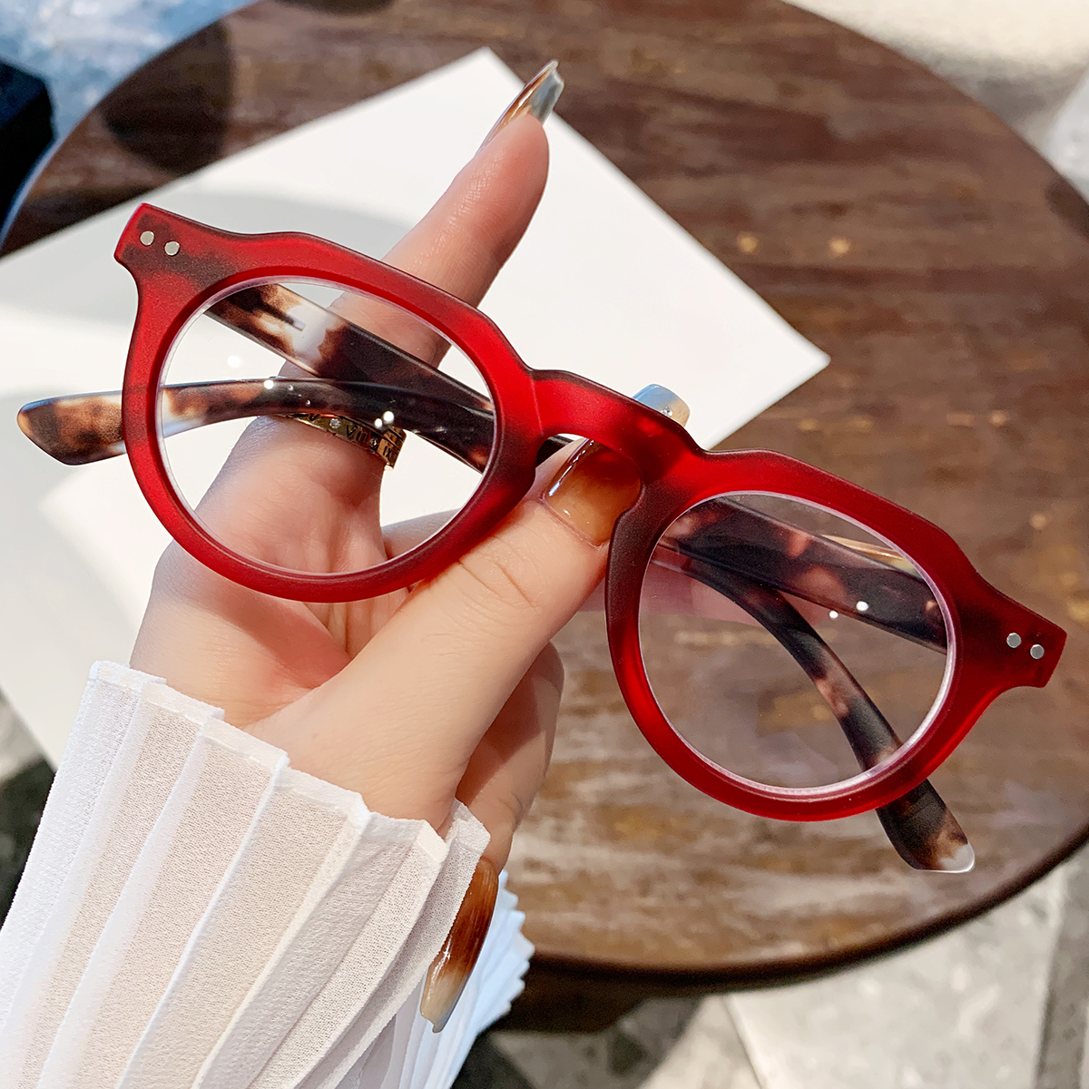 Lunettes de lecture rondes rétro pour hommes et femmes - Monture en PC transparente vintage, grossissement de +1,0 à +3,5 Accessoires pour ordinateur et ordinateur portable