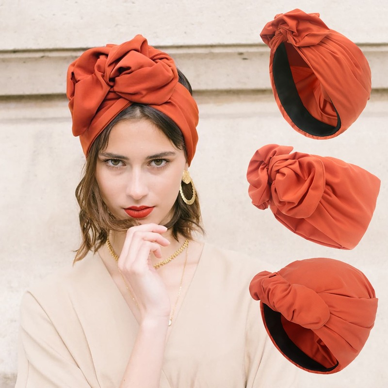 Bonnet femmes Turban couleur Pure décontracté dame foulard chapeau adulte mode casquette foulard français avec plus de ceinture méthode chapeau Spot marchandises