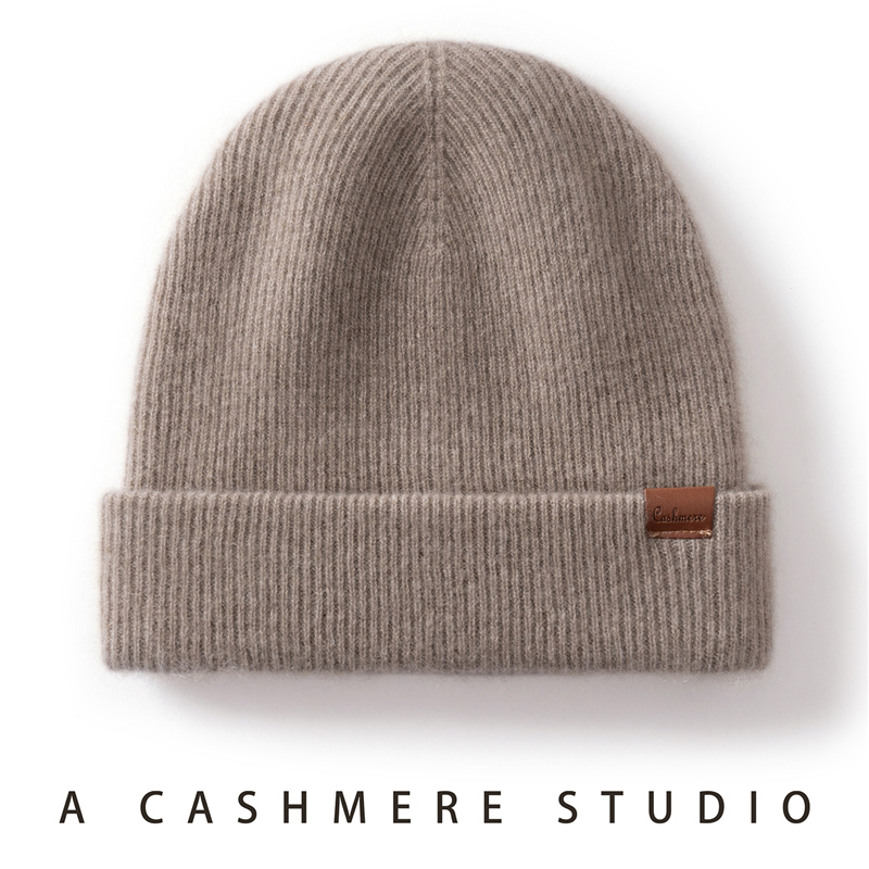 Chapeaux d'hiver pour femmes/hommes, bonnets décontractés d'extérieur, tricotés en cachemire, bonnets épais à deux couches, coupe-vent, casquette chaude pour unisexe