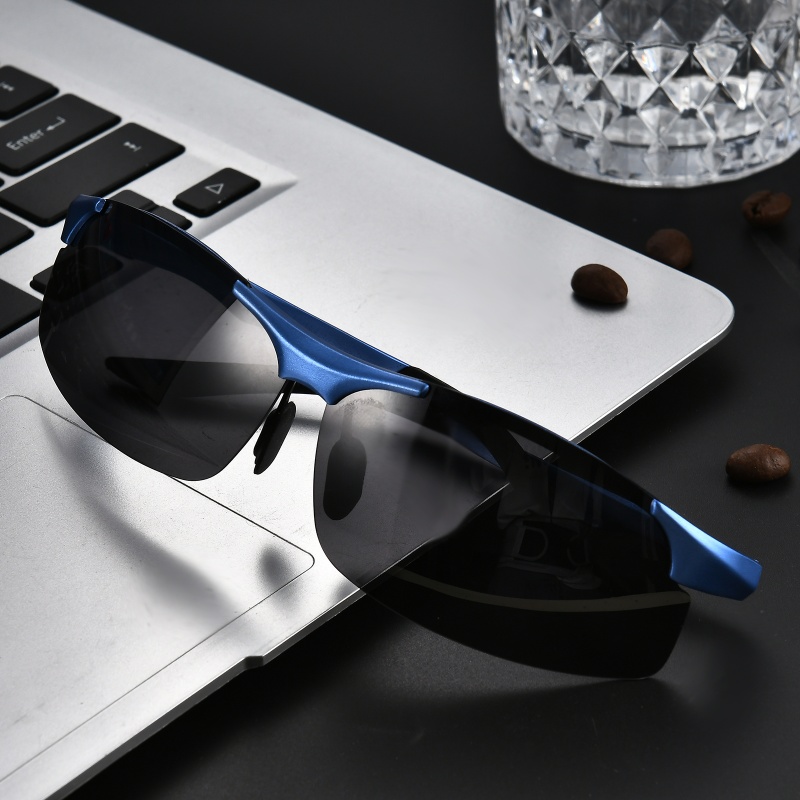 Lunettes de soleil polarisées de haute qualité pour la randonnée, la pêche, le camping, le cyclisme, la mode, l'escalade, la conduite, le golf, les voyages, en aluminium et magnésium
