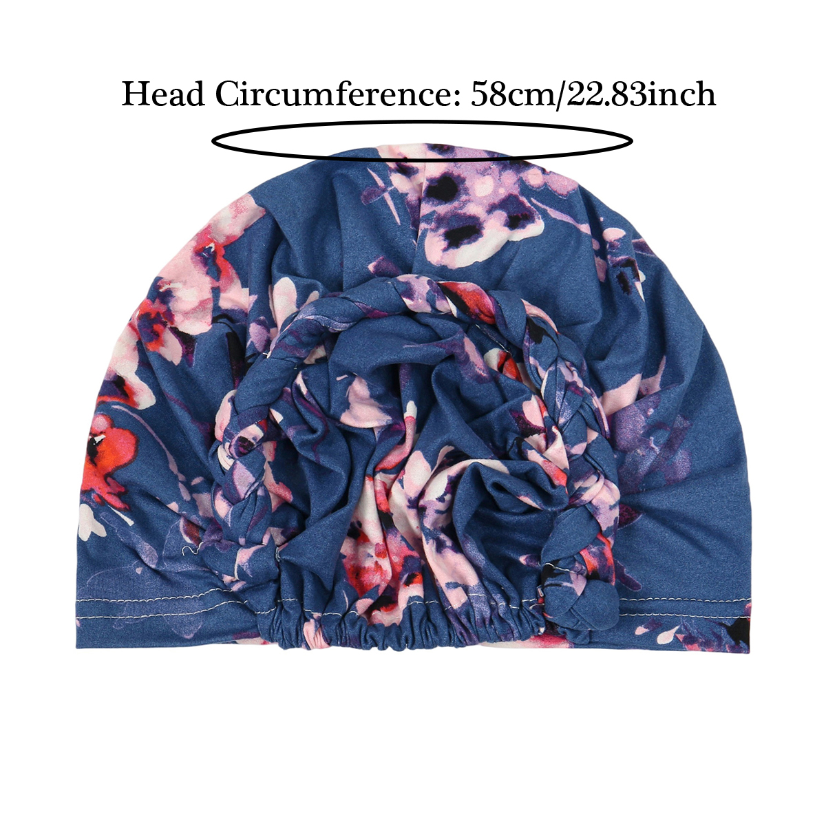 Hijabs musulmans, foulard à Turbine en spirale, Turban imprimé, Bonnet indien, couvre-chef doux et respirant, accessoires pour femmes