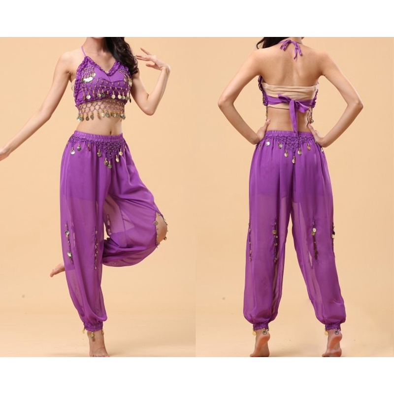 Costumes de brevProfessionnelle pour Femme, Costumes de brevdu Ventre, Costumes Indiens, Moins de Robe ywood pour Adultes, Ensemble 2 Pièces