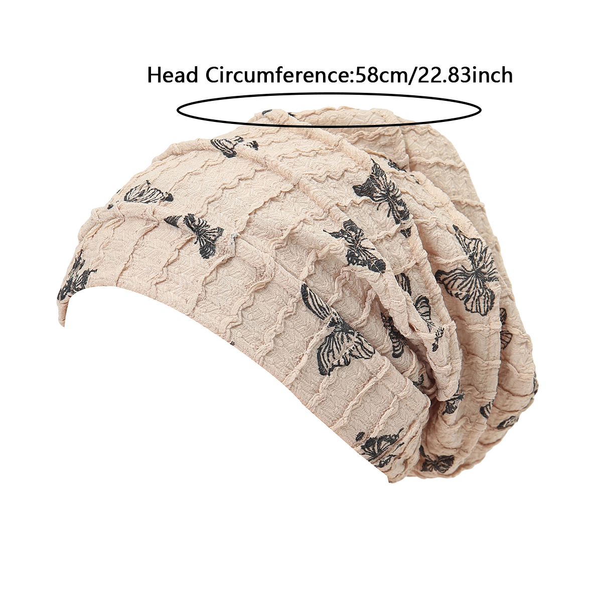 Turban imprimé papillon pour femme, chapeau indien, hijab musulman, bonnet, foulard pour perte de cheveux, bonnet chimio, couvre-chef, bandanas, turbante mujer
