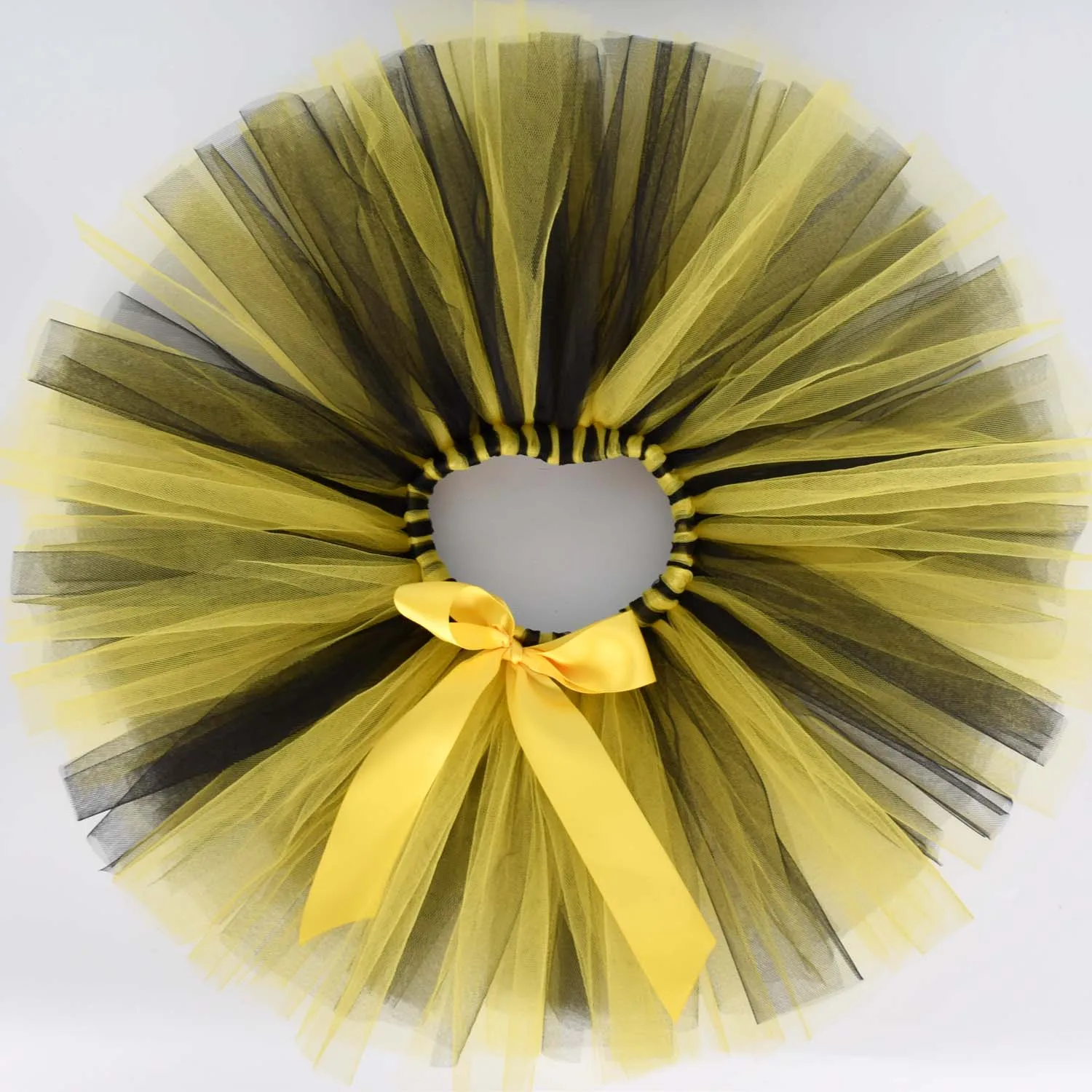 Jupe Tutu moelleuse jaune et noire, pour fête d'anniversaire, spectacle scolaire de danse, Costume de licorne d'halloween