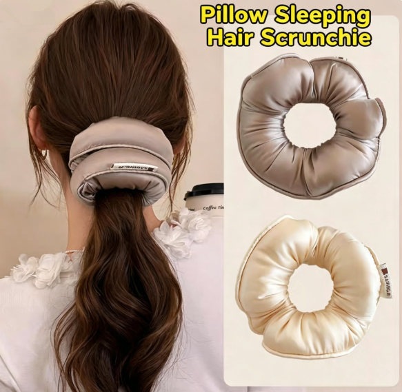 Bandeau à cheveux épais de grande taille, n'abîme pas les cheveux. Bandeau de repose-tête de style oreiller pour dormir. Outil de bouclage des cheveux pour dormir