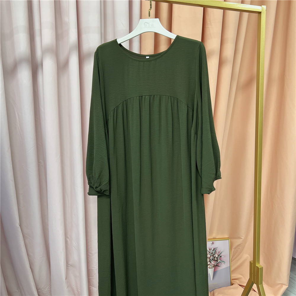 EmilWomen-Abayas de prière du Ramadan pour femmes, caftan marocain, noir, vert, mode européenne, vêtements longs