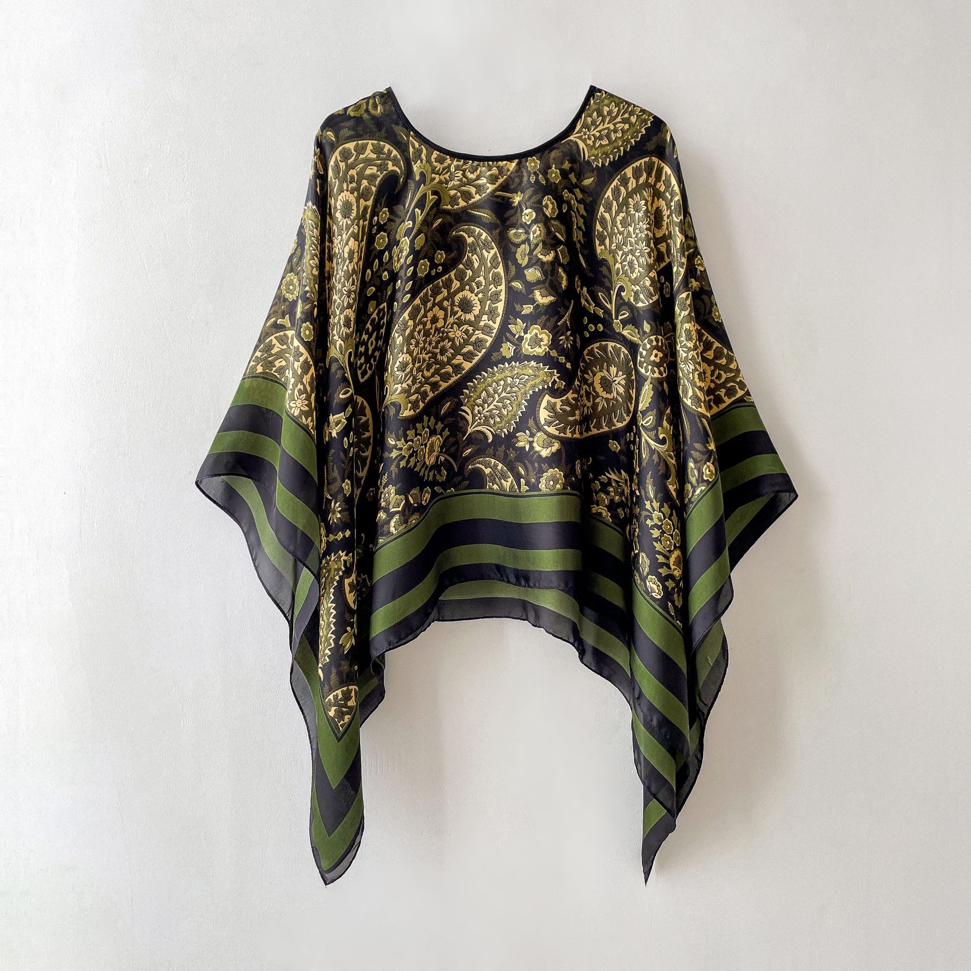 Écharpe en satin de soie pour femmes, enveloppe multidirectionnelle, voile de soleil et paréo de plage UPF 50+, châle de couverture léger