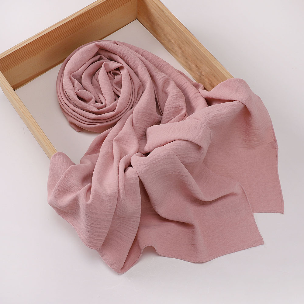 Vente chaude malaisie musulman Hijab rides plaine Long châle islamique Foulard enveloppes pour femmes femme Foulard