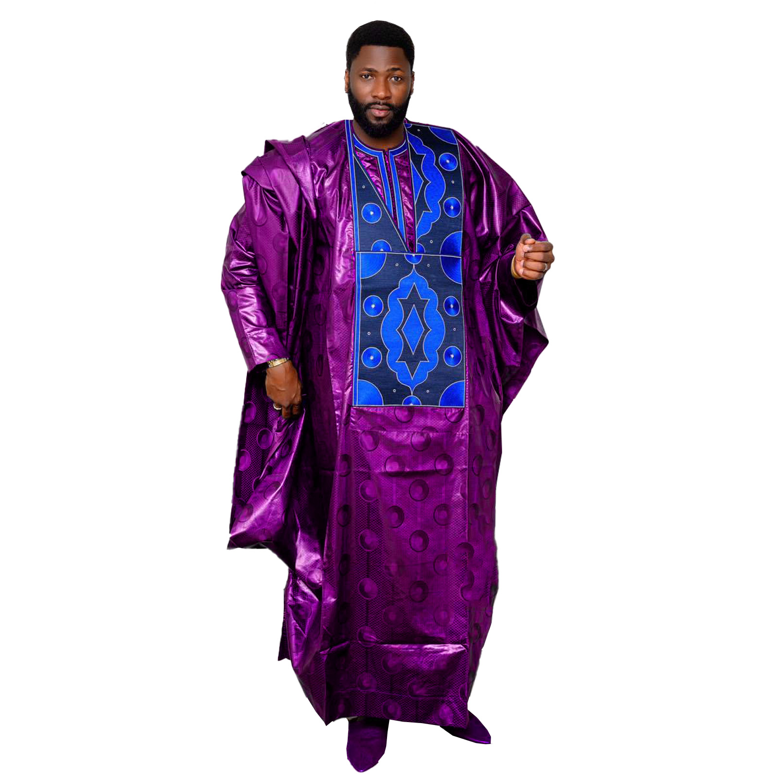 Vêtements africains pour homme Bazin Riche broderie Design haut à manches longues