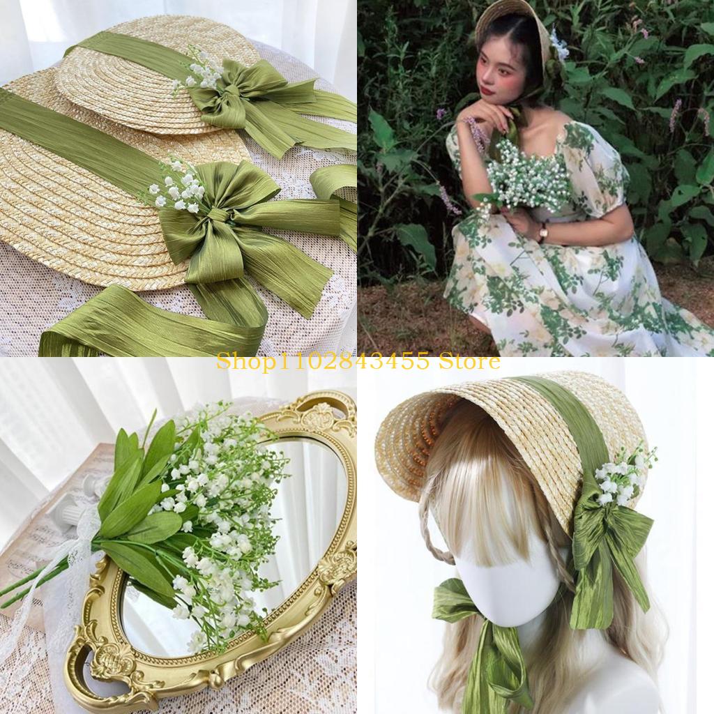 Chapeau plat soleil pour femmes, décor floral, chapeau d'été antidérapant, chapeau plage souple pour W, 49MC