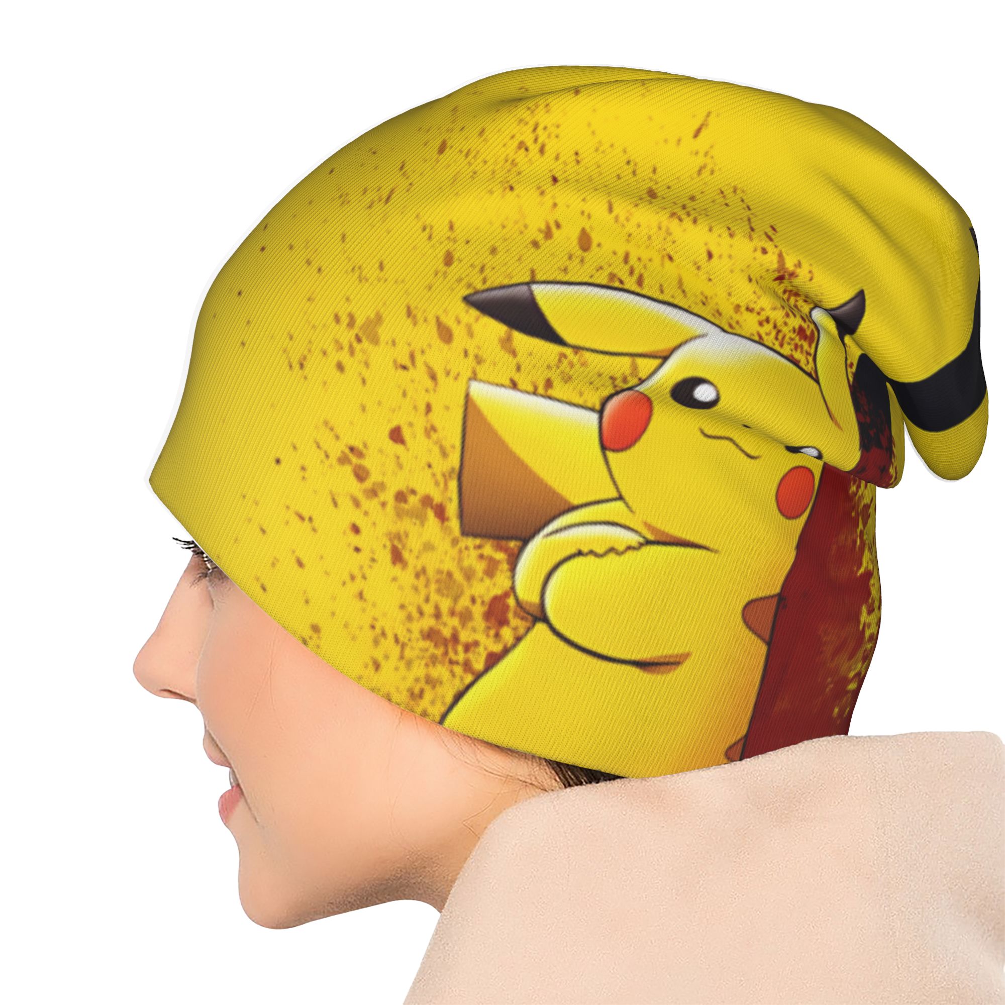 Bonnet de style automnal, bonnet fin pour hommes et femmes, thème anime Pokémon Pikachu, casquette d'été, bonnets et casquettes de style Skullies.