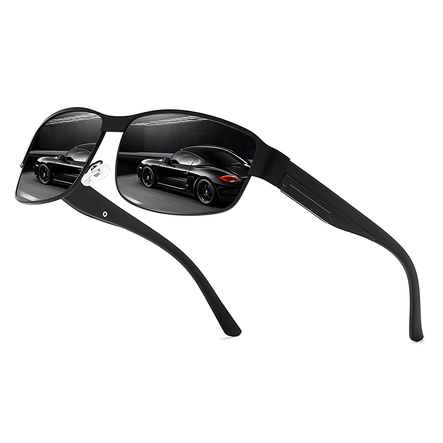 Lunettes de soleil de créateur vintage carrées de haute qualité pour hommes et femmes, idéales pour les loisirs, les voyages, l'été, la plage, les vacances, la conduite et la pêche