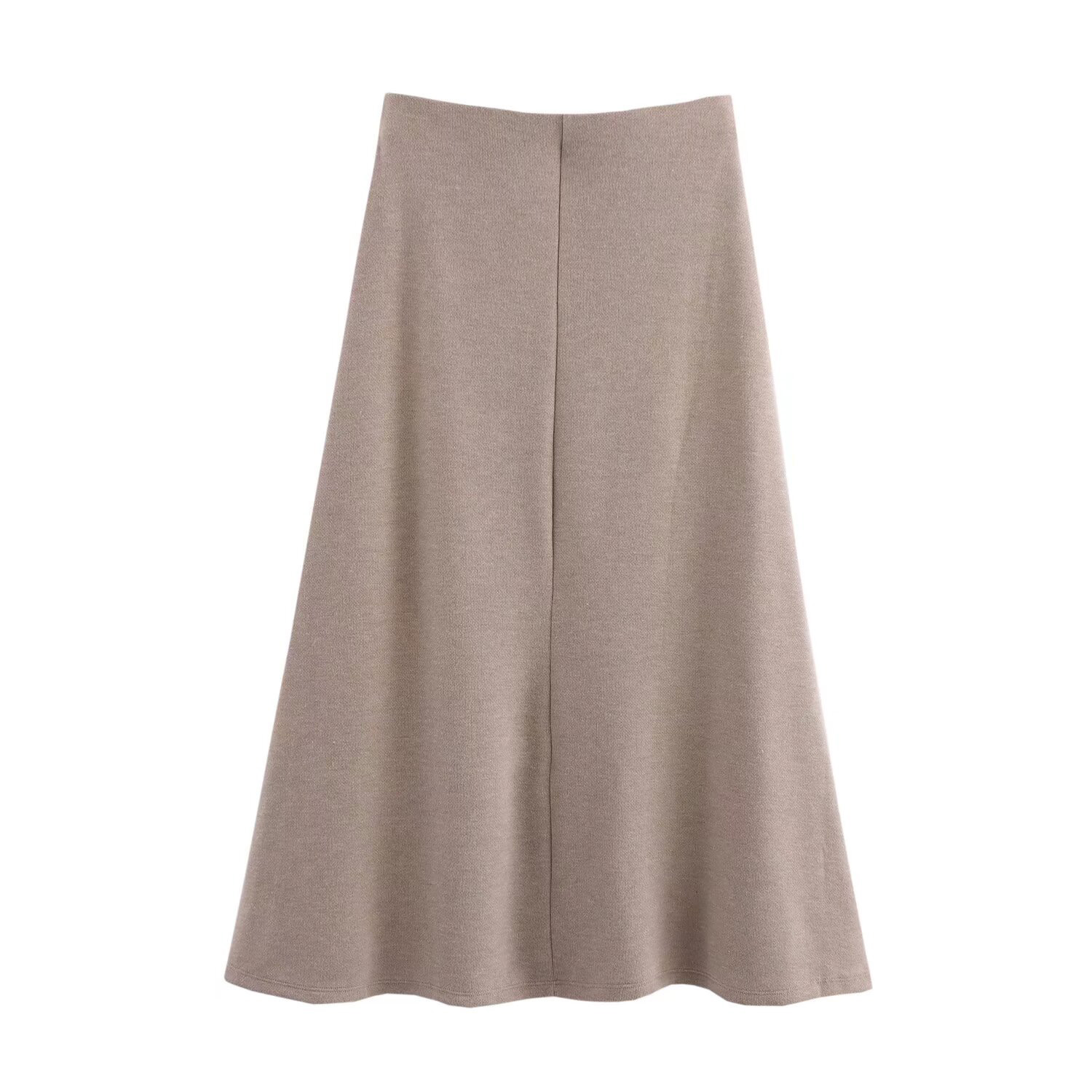 Haut doux à manches courtes pour femme, style européen et américain, mode trempée, taille haute élastique, jupe mi-longue, nouveau