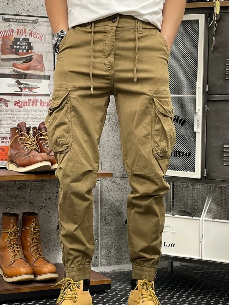 Pantalon cargo de luxe pour hommes, FjMan coréen, haute qualité, trekking d'hiver, vêtements de luxe, grande taille, Y2K, nouveau