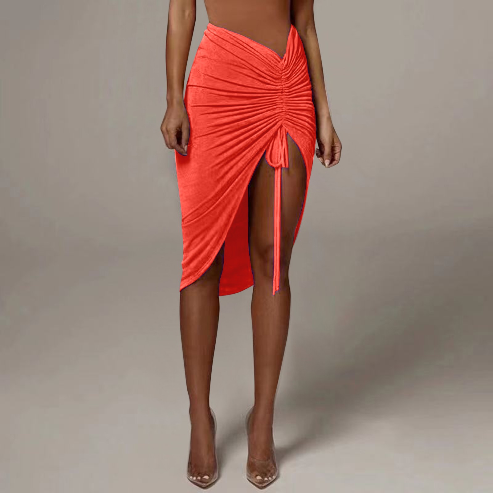 Jupe sexy pour femme en mousseline, paréo, écharpe, cache-maillot, kaftan, sarong, tenue de plage, cache-maillot de bain, jupes