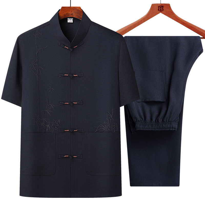 Ensembles homme (chemise + pantalon) – Nouvelle collection été 2026 – Chemise mode homme à manches courtes – Chemises de haute qualité – Ensemble deux pièces pour homme