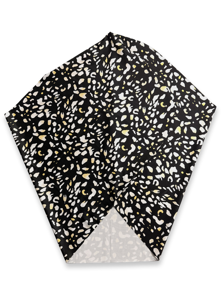Foulard pour femmes, 1 pièce, Style rétro français, léger, luxe, à motifs, assorti, Exudes de tempérament
