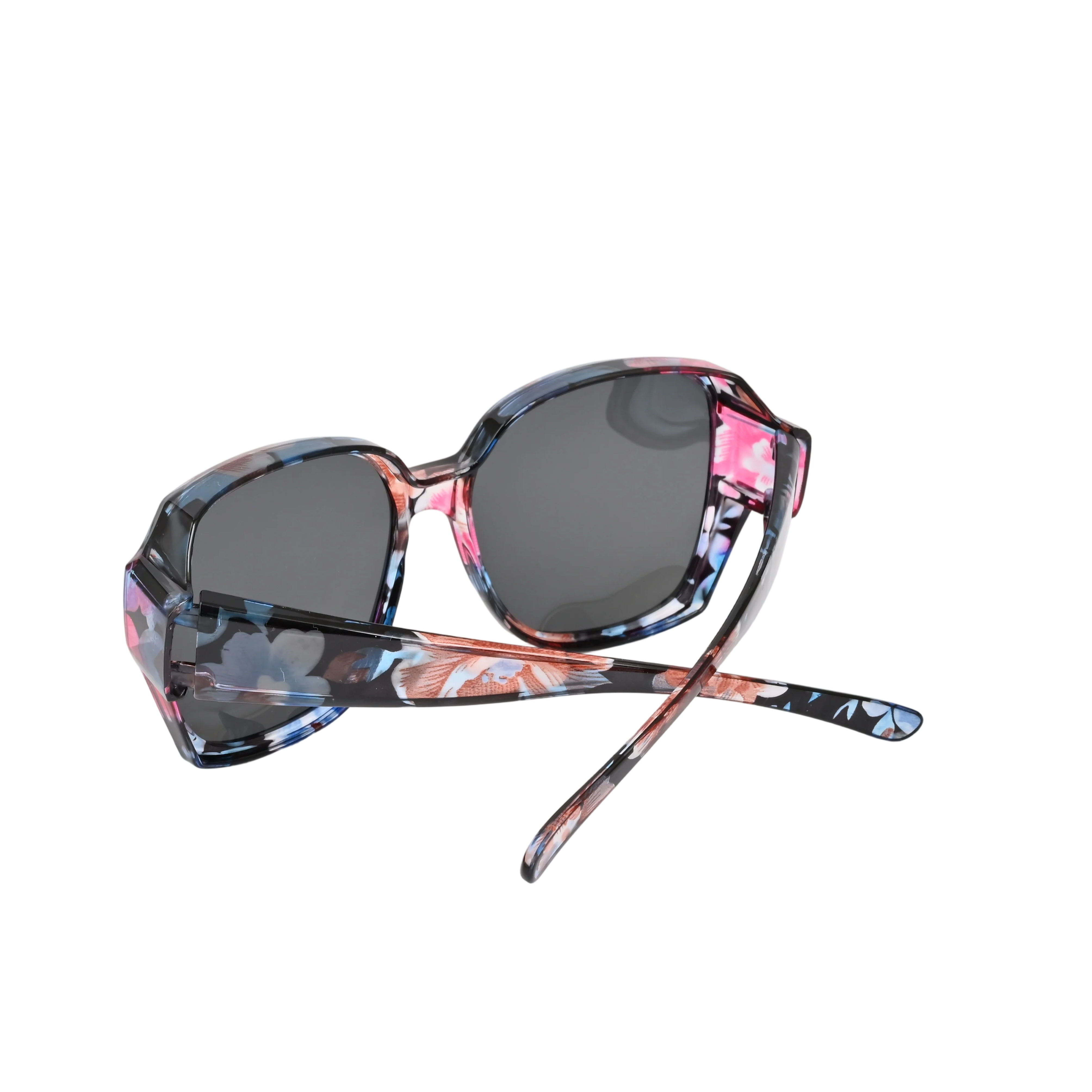 Lunettes de soleil à porter par-dessus les lunettes de vue pour femmes, protection UV, accessoires de mode, s'adaptent aux lunettes de vue, légères T01