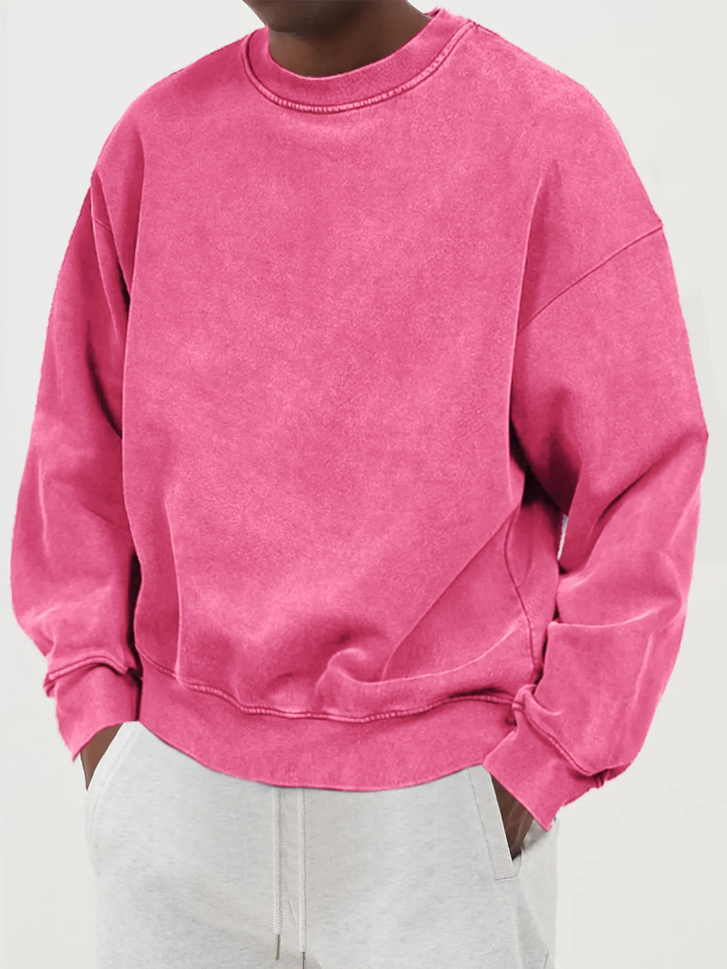 Sweat-shirt Vintage en coton délavé pour homme, vêtement de sport, chaud, décontracté, confortable, à la mode, surdimensionné, Streetwers, automne