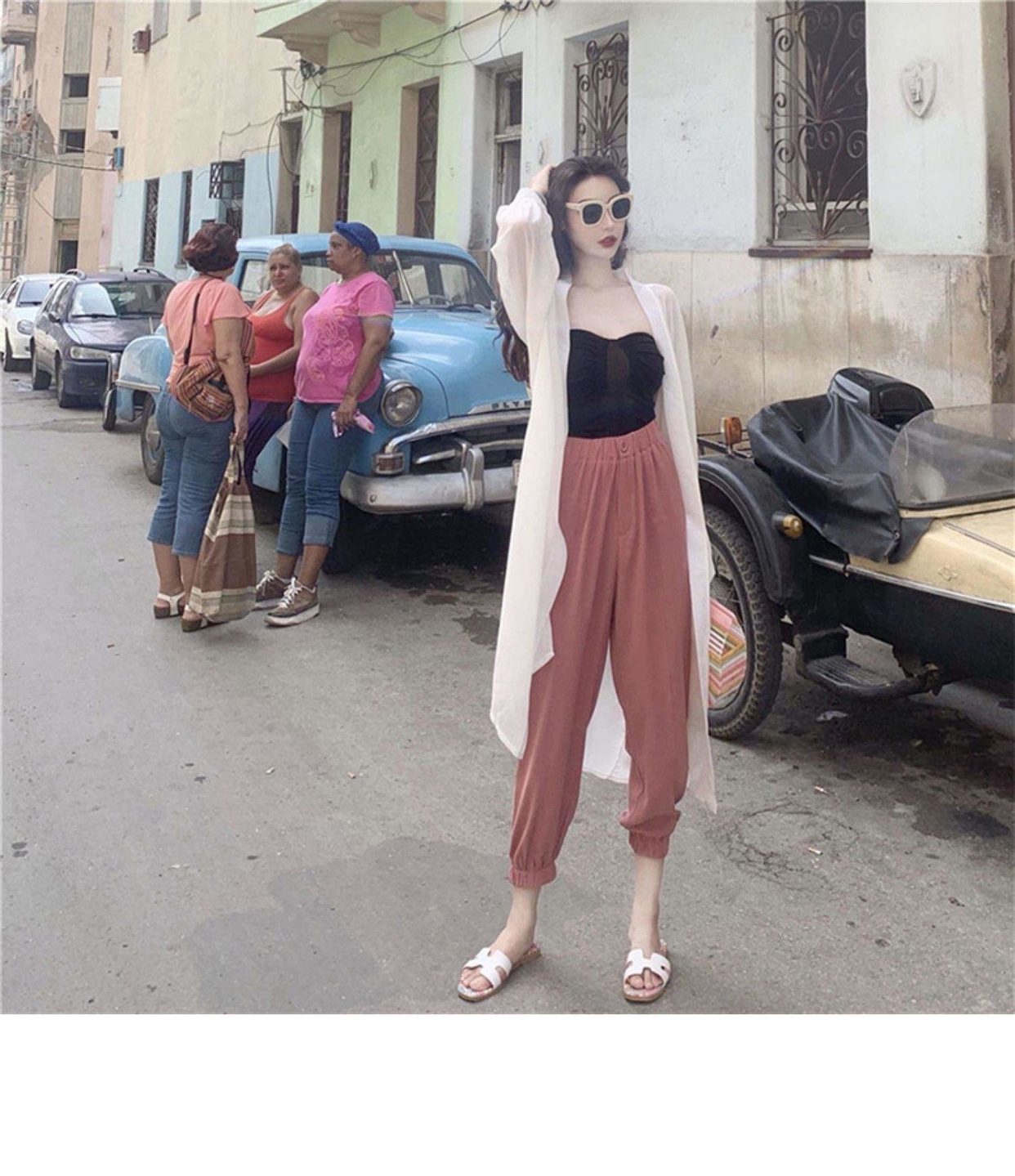 Châle Long en Mousseline de Soie pour Femme, Cardigan Ouvert Devant, Cape de Mariage, Plage