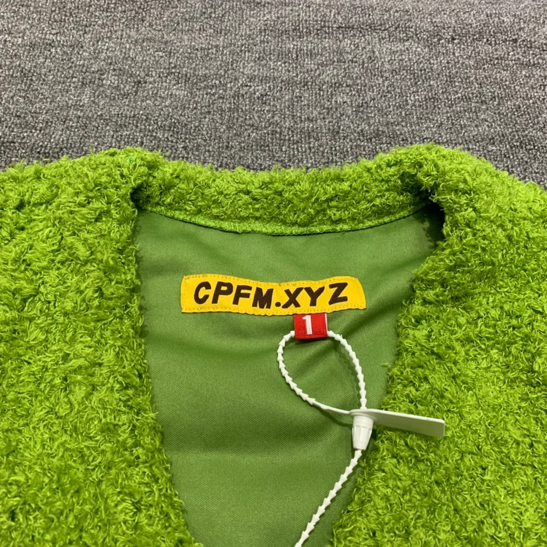 CPFM.XYZ-Cardigan Brodé pour Homme et Femme, Veste à Col en V