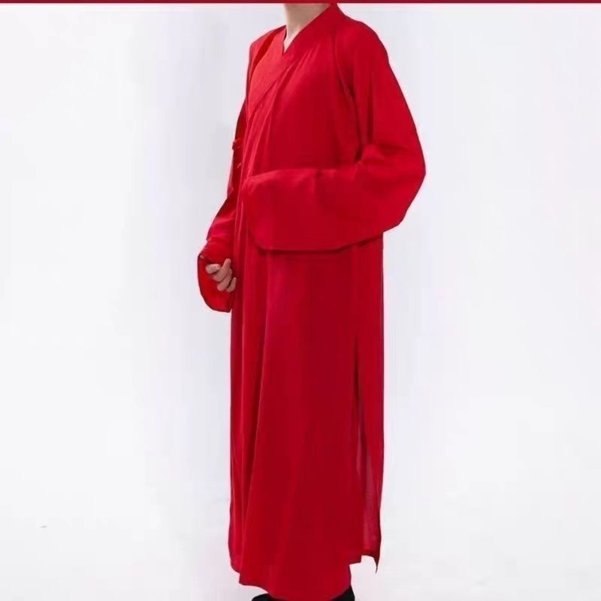 Ensemble Hanfu pour hommes de la dynastie Ming, vêtements bouddhistes de Style chinois, Robe Zen ancienne, Robe longue taoïste, Costume traditionnel