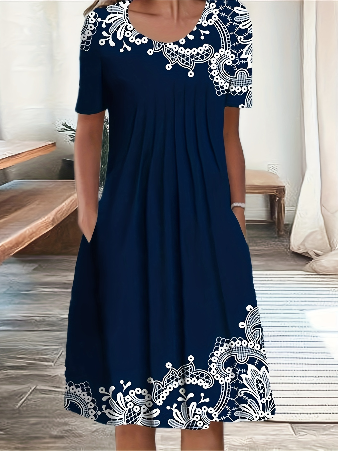 Grande taille mode femmes élégantes robe ample tenue décontractée femmes robe nouveau tempérament