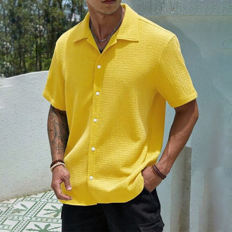 Chemise décontractée pour homme, manches courtes, vêtements masculins, streetwear hip-hop, hauts amples, t-shirt noir et blanc, chemise ample tendance pour homme