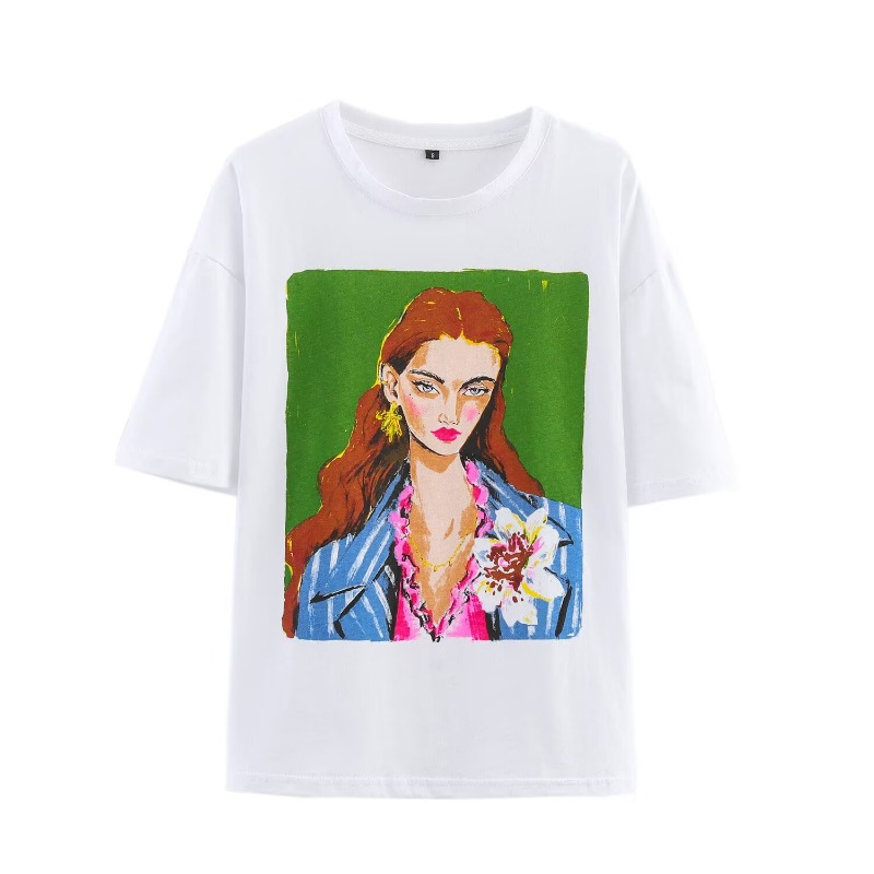 T-shirts pour femmes été 2025 Y2k Streetwear mode filles t-shirt à manches courtes col rond t-shirt pour femmes Harajuku hauts