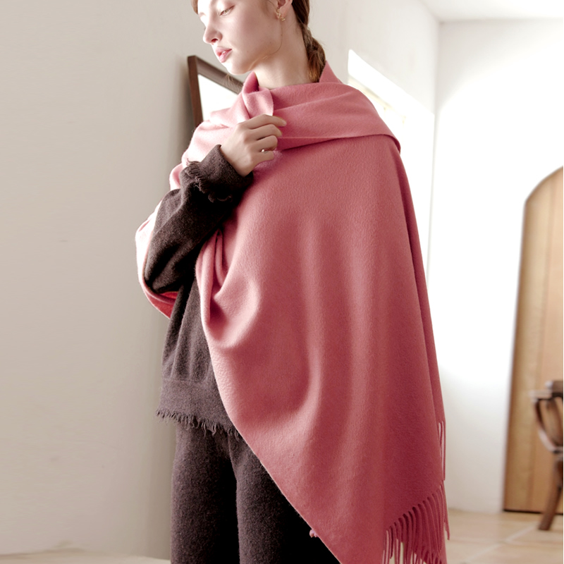 Large 70 cm laine hiver écharpe femmes mode châle solide foulards de luxe automne châles enveloppes Poncho écharpes pour dames unisexe Wrap