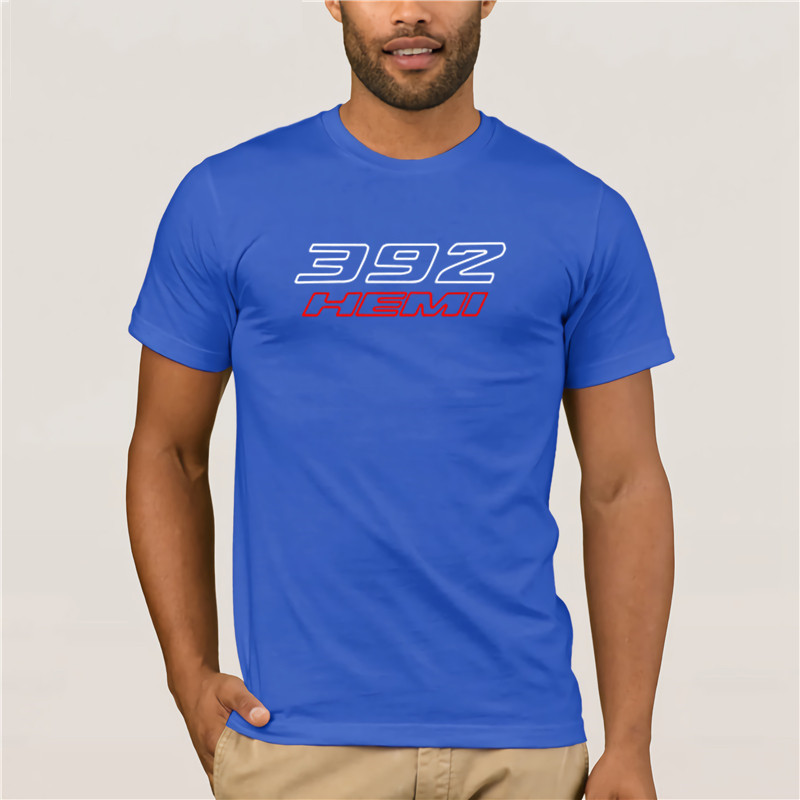 T-shirt homme dessin animé amusant 392 HEMI d-o-d-g-e Challenger chargeur Shaker suralimenté SRT Hellcat hommes 2020 mode Style t-shirt