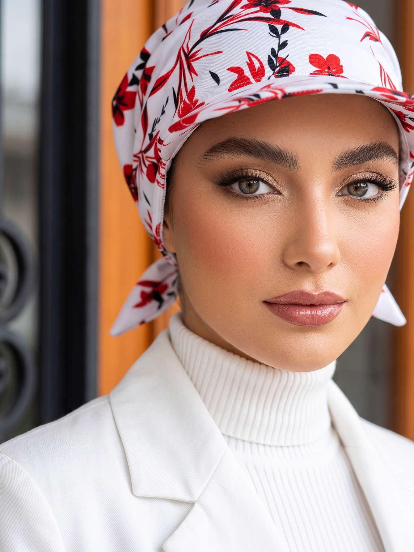 Hijab turban à imprimé léopard, foulard pré-noué doux et élastique, couvre-tête pour femmes musulmanes avec nœud arrière