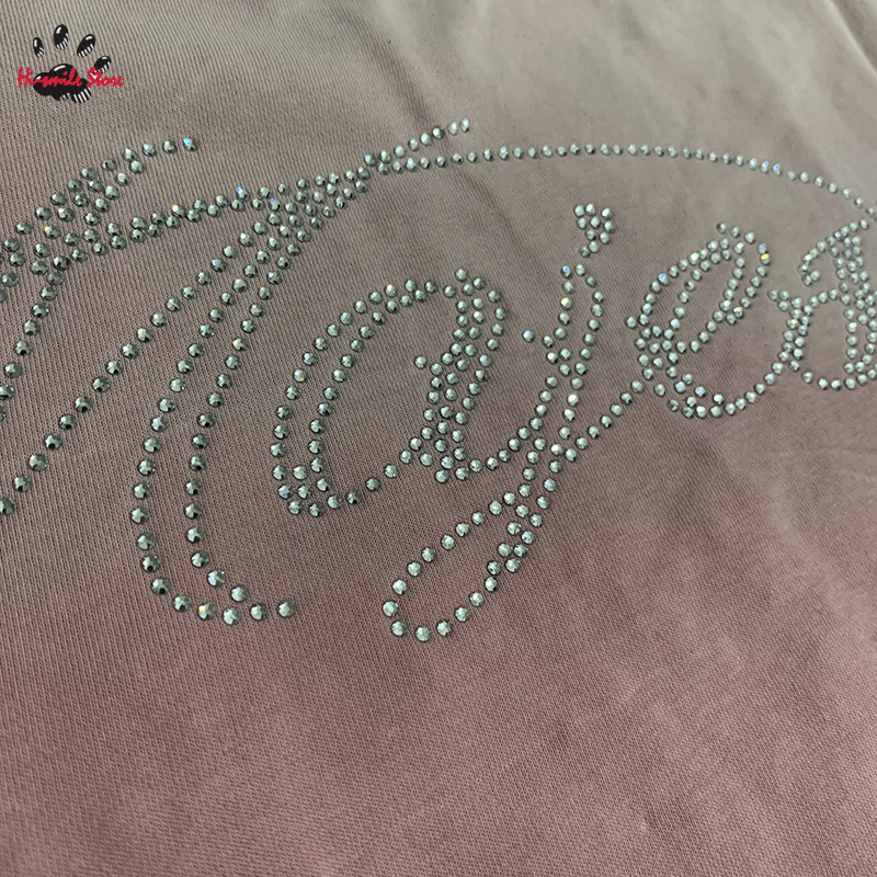 T-shirt MAJESTIK en coton pour homme et femme, style streetwear, avec logo en strass, de qualité supérieure, vintage, à manches courtes, hip-hop, surdimensionné