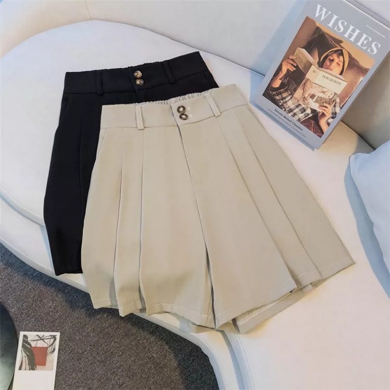 Femmes grande taille 2025 été taille haute a-ligne bouton Mini jupe coupe ample minceur