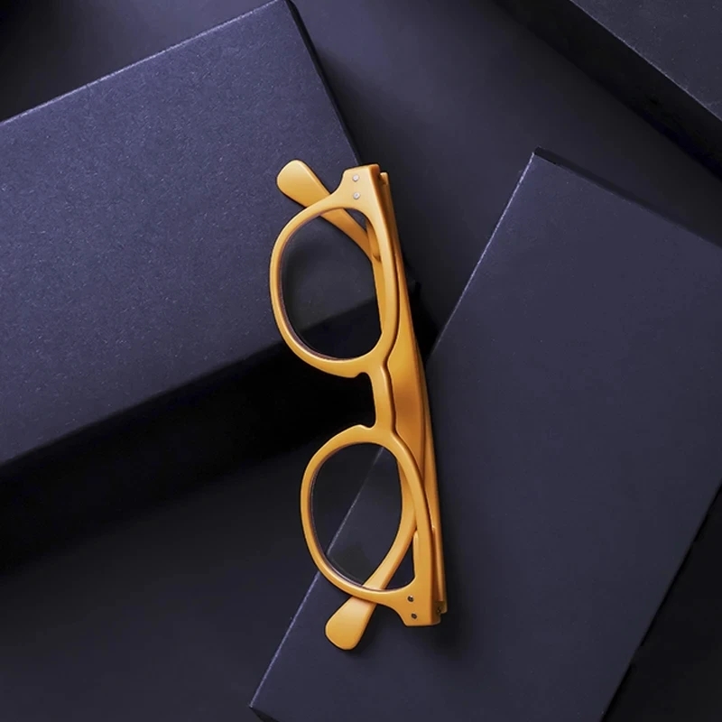 Lunettes de lecture pour hommes/femmes, monture ronde de conception de Style, lunettes de lecture de Prescription légères Spring HInge