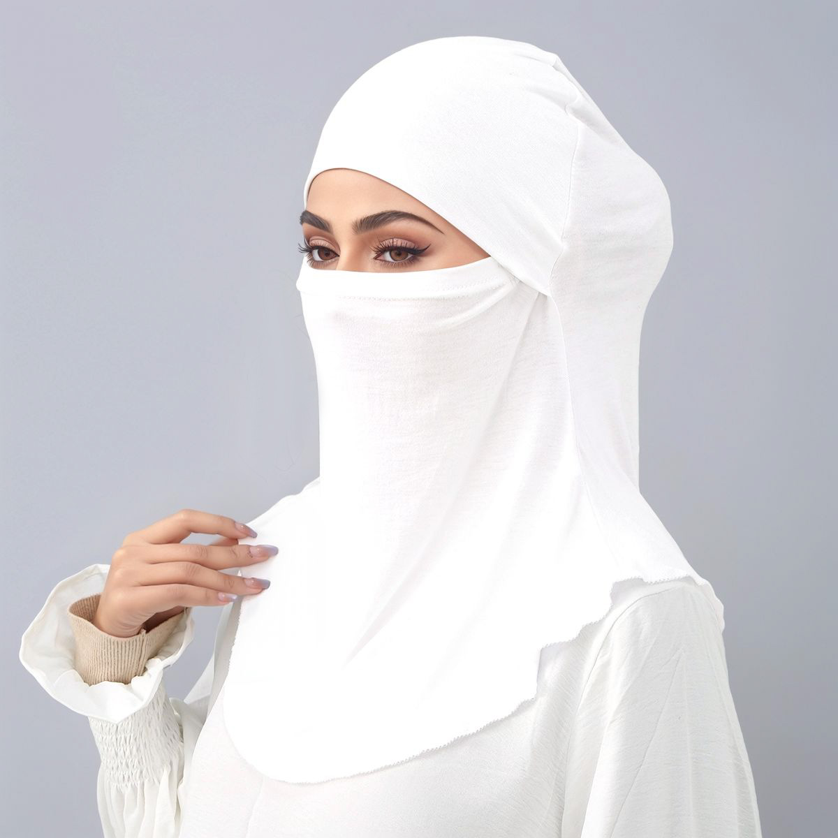 Femme musulmane Jersey instantané Hijab solide visage cou couverture multifonction foulard Turban Islam châles et enveloppes plaine femme Hijabs