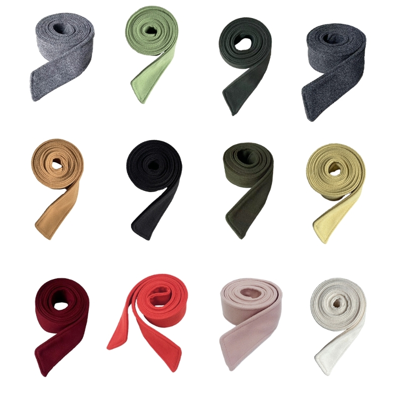 Ceinture taille Durable pour femmes, manteau en laine brossé, décoration, longueur réglable, Q1JD