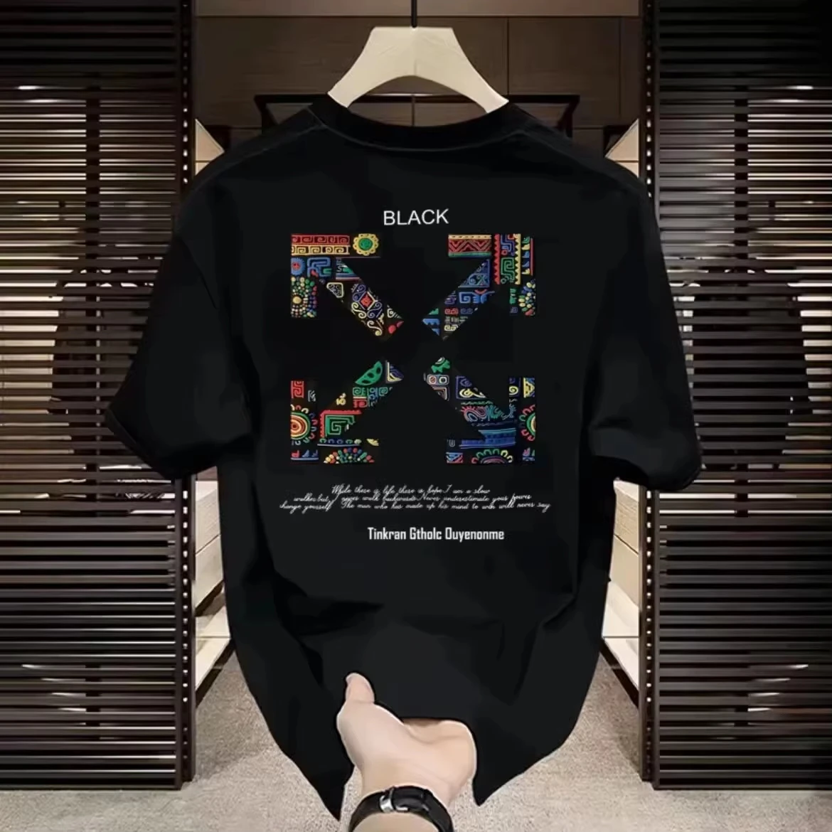 Nouveauté 2026 – T-shirts unisexe à motif floral de haute qualité, coupe ample, 100 % coton, manches courtes