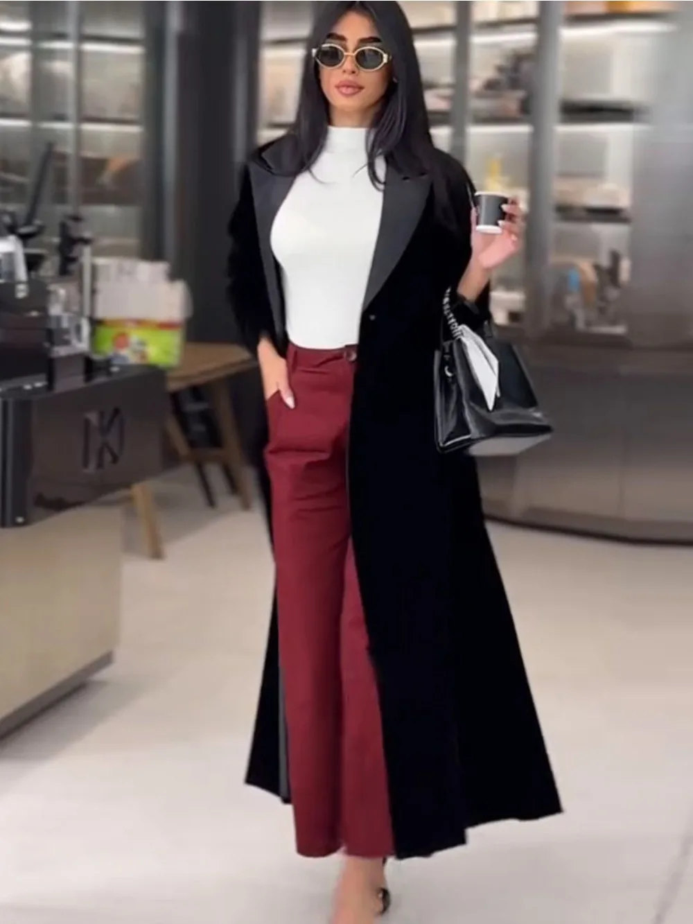 Pardessus à boutonnage simple pour femmes musulmanes, abaya, Eid, revers, marocain, dubaï, caftan, arabe, décontracté, long