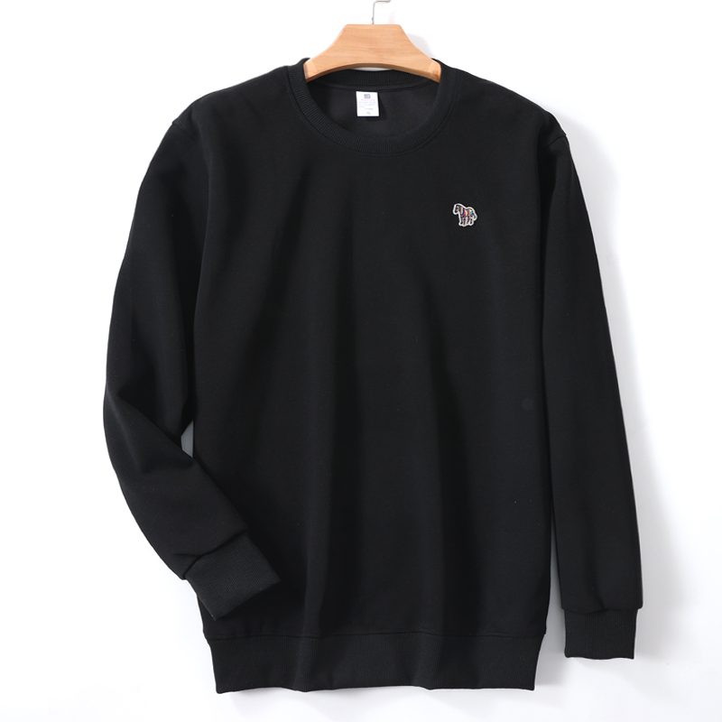 2025 nouveau 100% pur coton printemps automne marque haut de gamme hommes/femmes à manches longues col rond style à la mode Couple respirant T-shirt ﻿