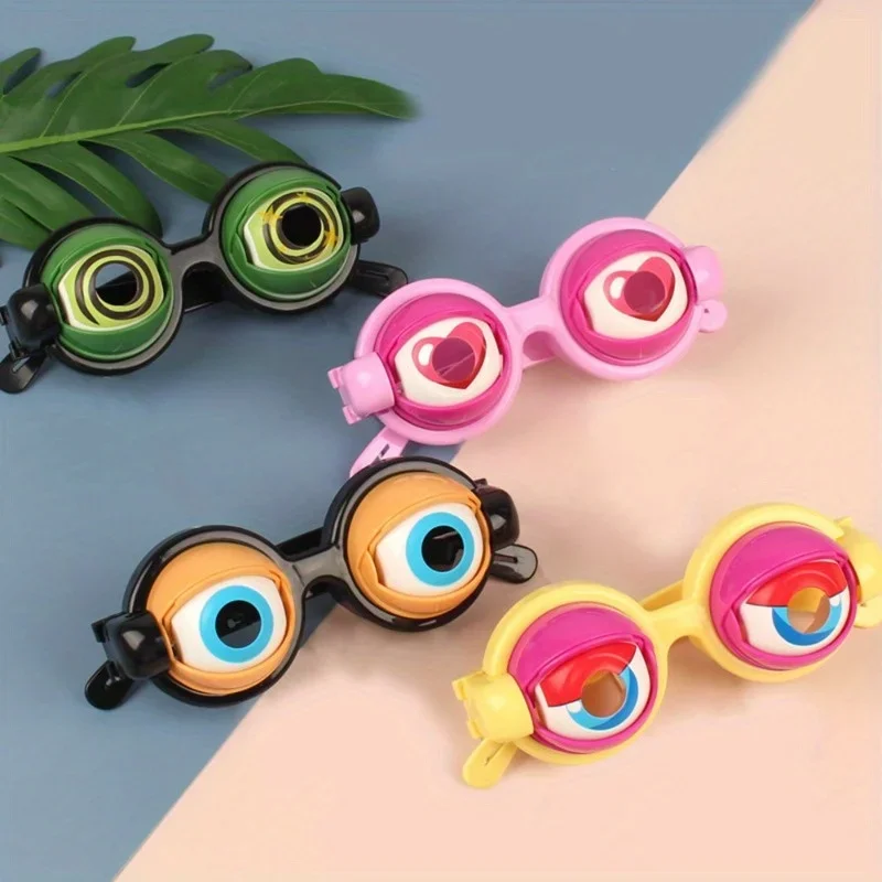 Lunettes jouets farces amusantes cadeaux d'anniversaire lunettes en plastique jouets romans et intéressants cadeaux de pâques fournitures de fête pour adultes