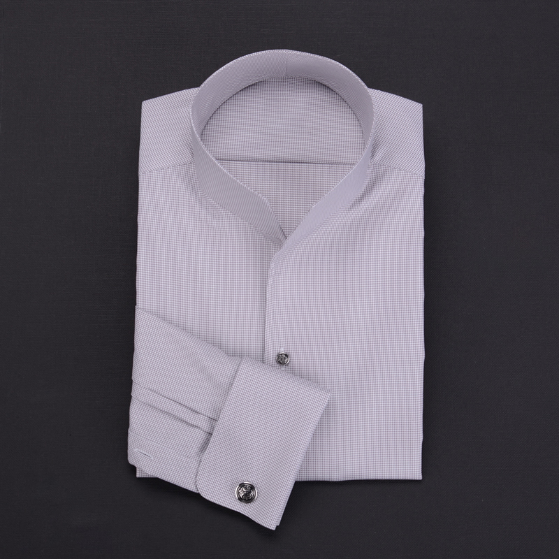 Chemise à Manches sulfDécontractée pour Homme, Tenue d'Affaires Française, Printemps et Automne