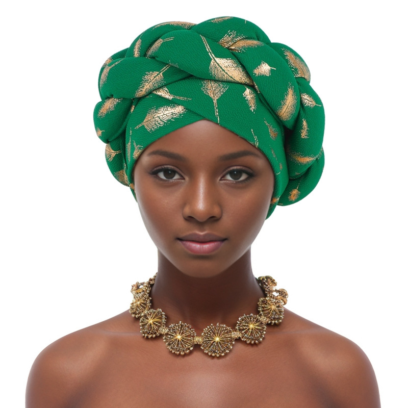 Turban Africain pour Femme, Cravate de Sauna, Chapeaux Africains Solides, Couvre-Chef pour ixde Mariage, Tenues de Soirée, Hijab, Mode d'Été et d'Automne