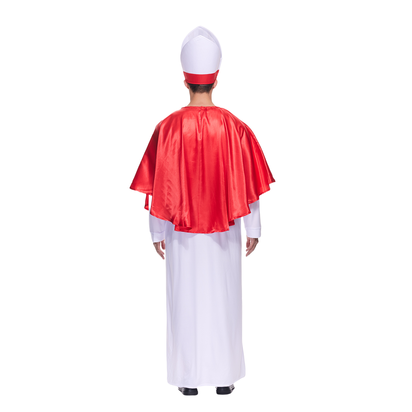 Costume de papa pour hommes, Robes bibliques de prêtre d'halloween pour adultes, robe fantaisie de carnaval de pâques pourim