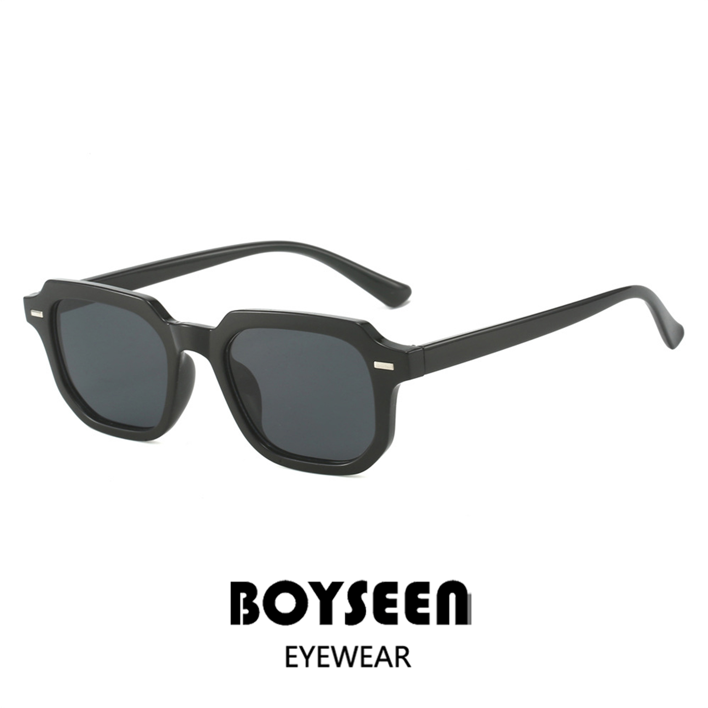 Lunettes de soleil à monture petite pour hommes, personnalisables avec verres correcteurs, lunettes de soleil bleues décontractées pour le voyage et la conduite