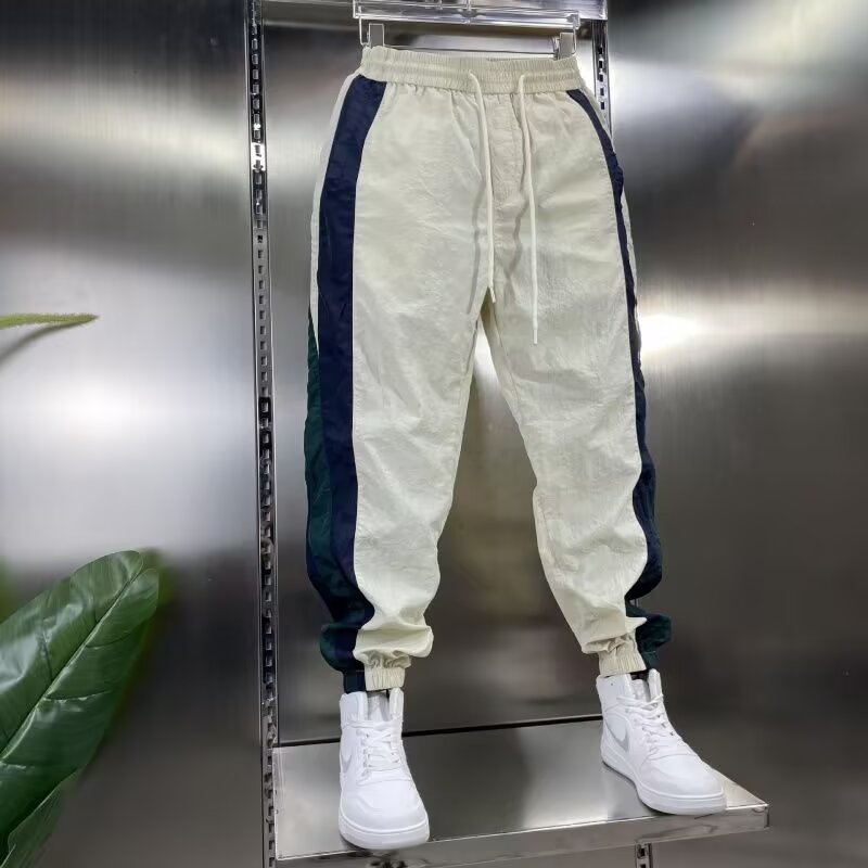 Pantalon de survêtement droit pour homme, mode Harajuku, vêtements d'été, jogging, jogging, grande taille