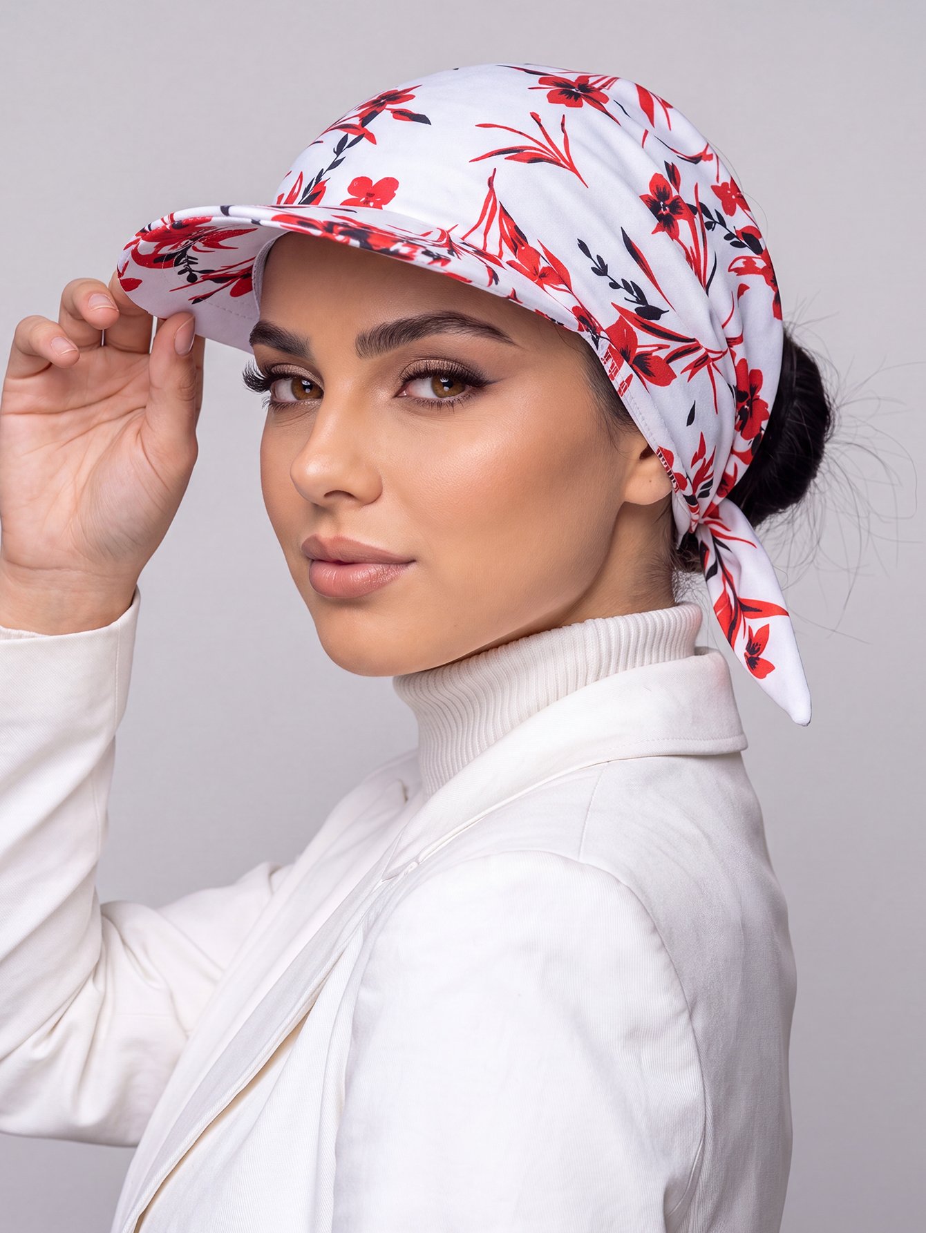 Hijab turban à imprimé léopard, foulard pré-noué doux et élastique, couvre-tête pour femmes musulmanes avec nœud arrière