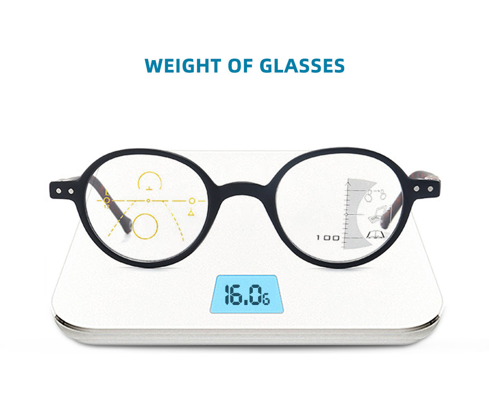 Lunettes de lecture rondes multifocales pour femmes, lecteurs de puissance unique, tendance, Chic, classique, styliste, mignon et élégant